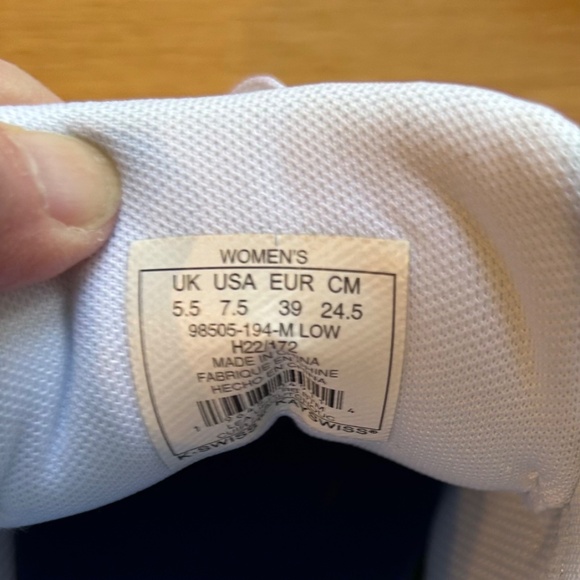 K-Swiss CLASSIC PF Low Women’s 7.5M - Picture 5 of 7